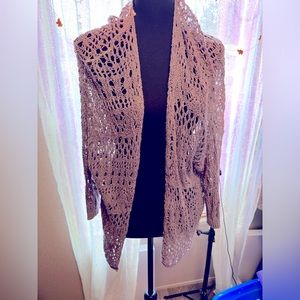 Hollister beach cardigan cover up sweater XS-M